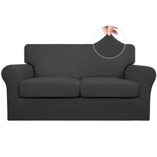 Easy-Going 3 Pieces Stretch Soft Couch Cover for Dogs - Washable Sofa Slipcov...