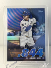 2025 Topps Series 2 Blue Foil Francisco Lindor #OPS-19 /150 New York Mets