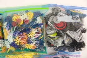 Knex K'Nex HUGE LOT SORTED 12 LBs Rods Connectors Loose Various Colors