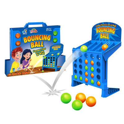 Connect 4 Schüsse Familie Spaß Spiel Reihe Gitter Herausforderung Reisen Tragen Schneller Sprungball
