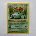 Pokemon Venusaur Base Set Shadowless 1st Edition Holo Rare #15/102