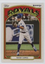 2020 Topps/KCRC/Evergy Kansas City Royals Nicholas Lopez Nicky Lopez #1 0zv5