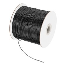 Black 0.5mm Waxed Cord 175 Yard Wax Bead Thread String