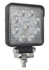 Hella357103002 Work Light 4 Square Pedestal Mount Led 13w 1000 Lumens Single