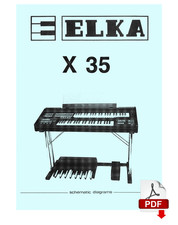ELKA X35 Service Manual Schematic Diagrams Schaltplan Electrical Diagram X-35 - PDF