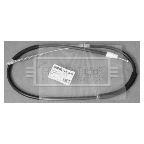 BORG & BECK Cable Pull, parking brake BKB3447