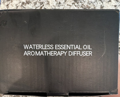 Waterless Essential Oil Aromatherapy Diffuser E200, 20ml Electric, Black