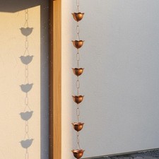 Japoński design Łańcuch przeciwdeszczowy Długotrwały wystrój ogrodu Łatwa instalacja