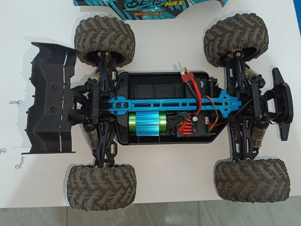 Auto Radiocomandata RC 4X4 Brushless 1/16 Beast Max ZLL SG 116 MAX + Accessori - Immagine 3 di 4