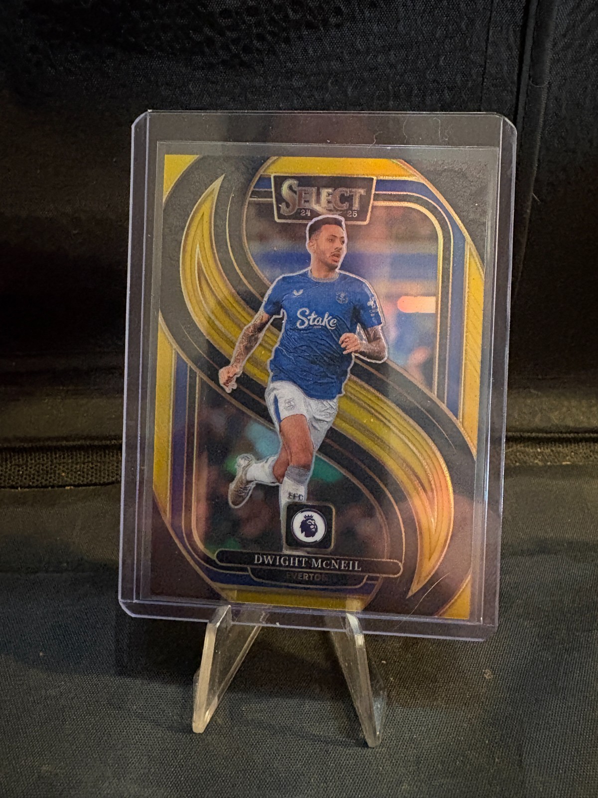Dwight McNeil 2024 Select EPL Gold Prizm Mezzanine Level 04/10