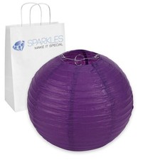 20 pcs 6" inch Chinese Paper Lantern - Purple - Wedding Party Event zt