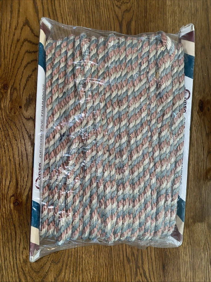 VINTAGE CONSO 3-PLY CHECK CORDING - STYLE 021984 COLOR IC5 - 36 YDS - NEW! - Image 3 of 4