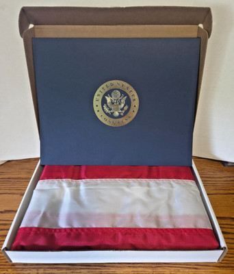 US Capitol Flown Flag July 4 2026 4x6 America's 250th COA in US Congress Folder