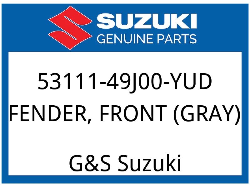 FENDER, FRONT (GRAY) | FOR A8W