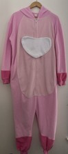 Hututu Adults Men Women Lilo  Stitch Angel Cozy Fleece Cosplay Costume Pink M