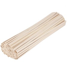 FAATCOI 15.5 Inch Natural Bamboo Sticks, 600Pcs Craft for Paint Stirring,