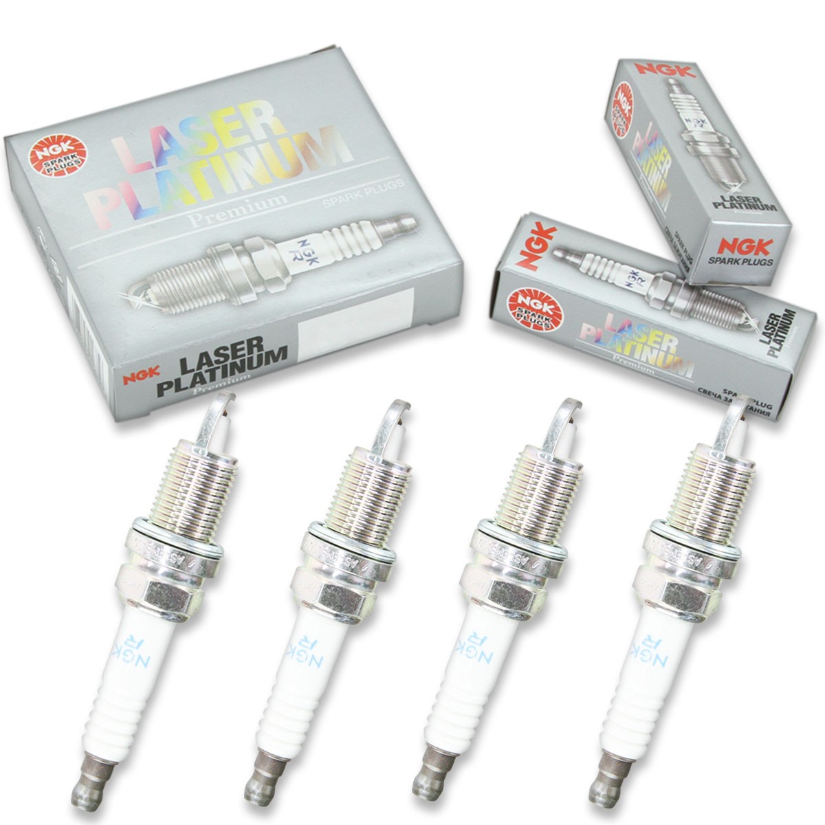 4 pc NGK 7781 ZFR5LP-13G Laser Platinum Spark Plugs for SZFR5LP13G RC12PEPB5 eh
