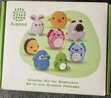 Zepiany Crochet Kit for Beginners Animal Figures All-in-one Package