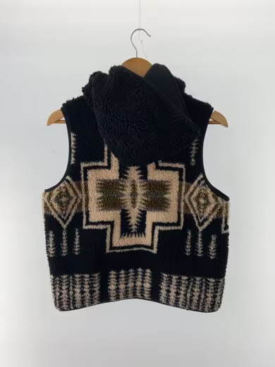 PENDLETON Vest, Medium, Polyester, Black, 9475-73… - image 2