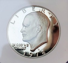 1978-S PROOF Eisenhower Dollar PR70 DCAM