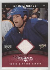2006-07 Upper Deck Black Diamond Jersey Ruby 81/100 Eric Lindros #EL HOF 11jd