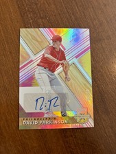 David Parkinson 2019 Panini Elite Tie Dye Auto #167 Philadelphia Phillies /10