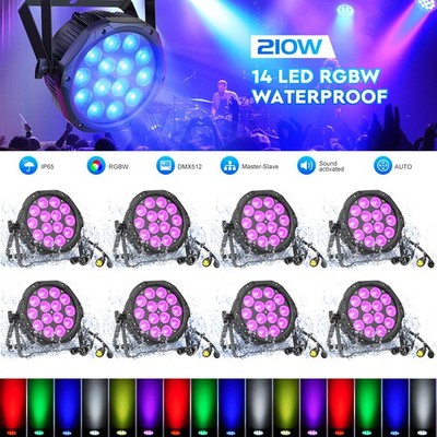 IP65 Waterproof LED Par Light 14x15W 4in1 RGBW DMX Outdoor Stage Lighting DJ Bar