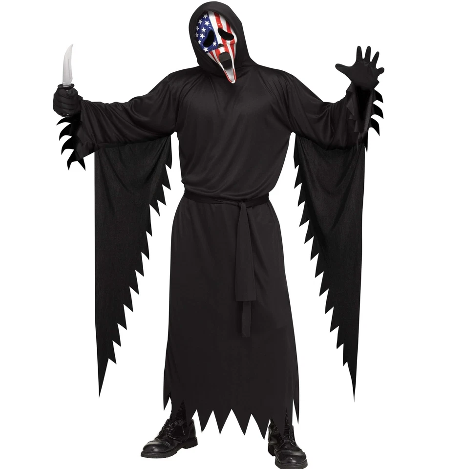 Officially Licensed Patriotic Ghost Face Mask. - Image 2 of 3