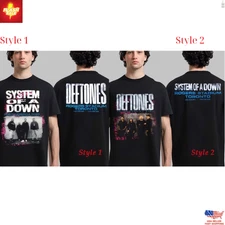 System Of A Down X Deftones Toronto Canada 2025 On Sep 3 And 5 2025 T-Shirt