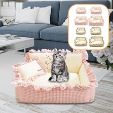 Canapé-lit pour chat, niche pour petit chien, fournitures animaux de