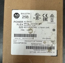 NEW ALLEN BRADLEY 25B-D4P0N104 POWERFLEX 525 1.5kW/2.0HP