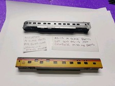 AS IS ASSORTED N SCALE RAILCAR LOCOMOTIVE PARTS LOT UNKNOWN BRANDS GOOD COND LOT