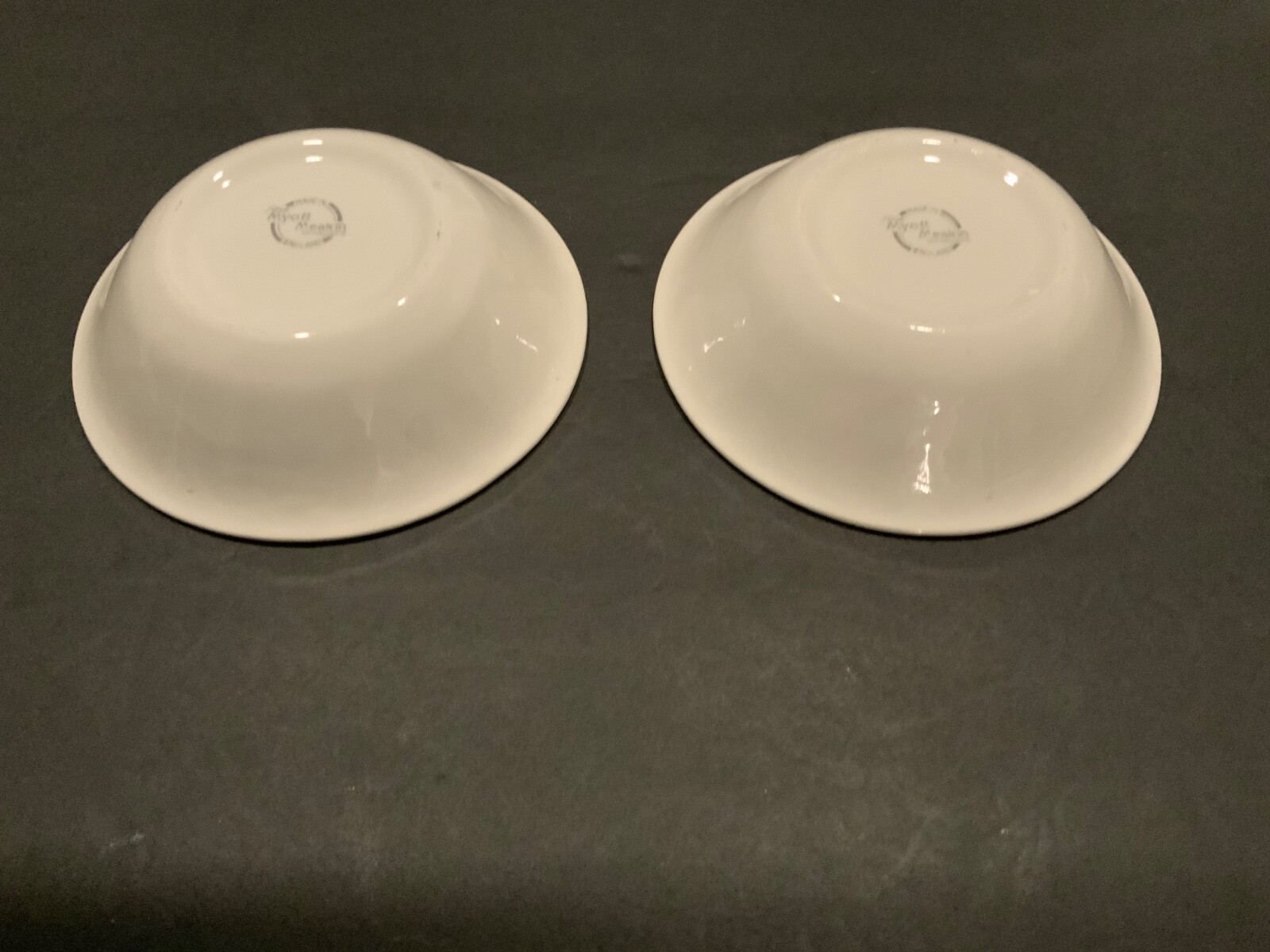 2 Vintage Fine Myott Meakin Tableware 6.5”Cereal Bowls BLUE WILLOW England Small