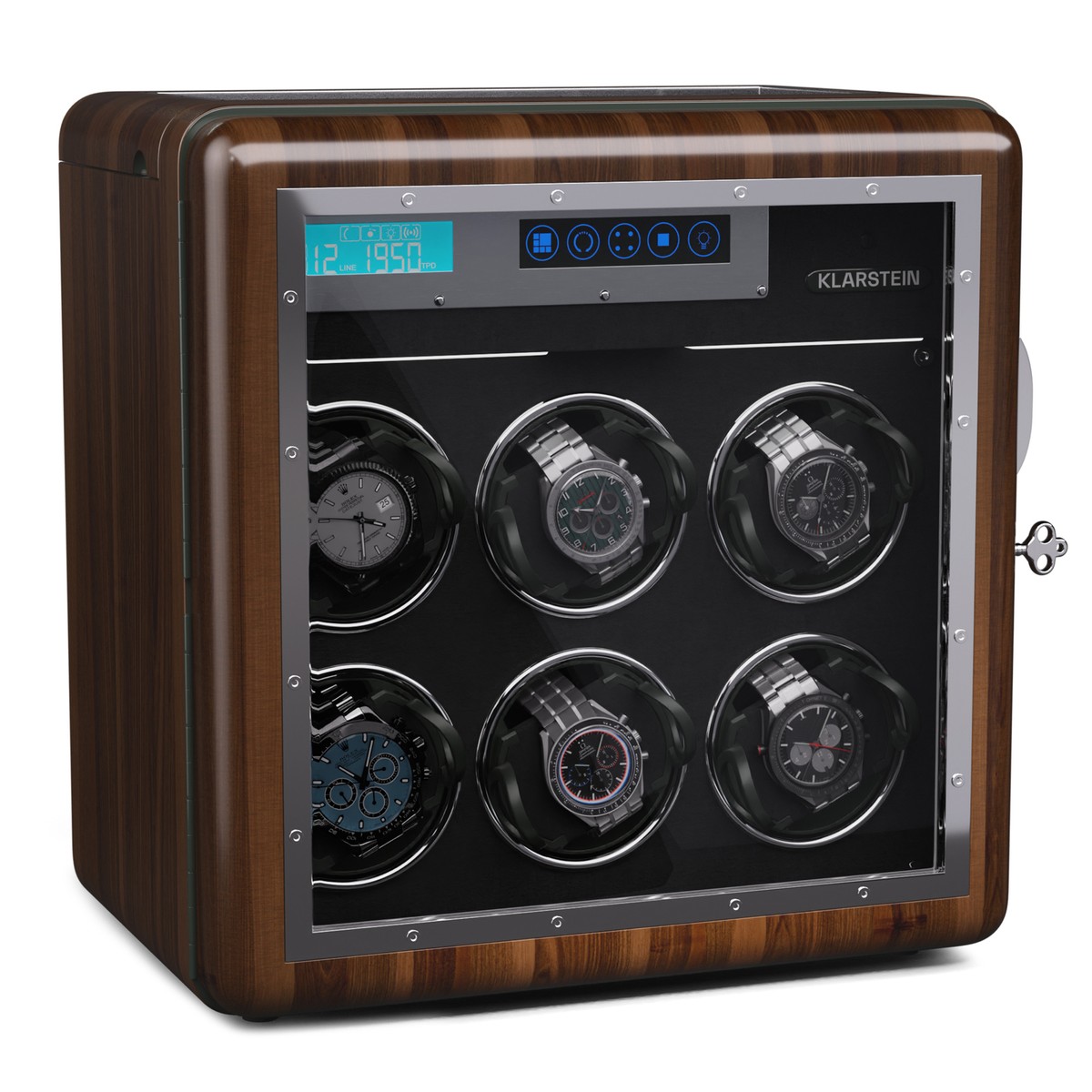 Automatic Watch Winder Watches Storage Box Window Display Case TPD  Settings