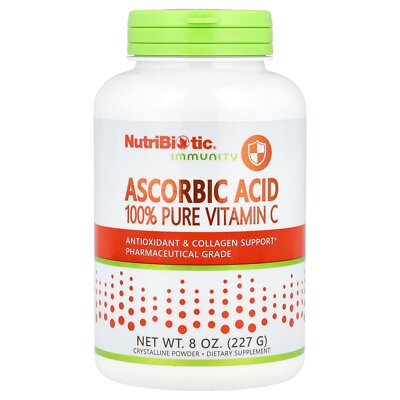 Immunity, Ascorbic Acid, 100% Pure Vitamin C, Crystalline Powder, 8 oz (227 g)