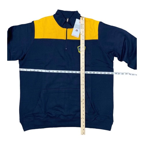 LA Galaxy Soccer Majestic Women's 1/4-Zip Pullover Jacket Navy/Gold 3X NWT - Picture 6 of 8