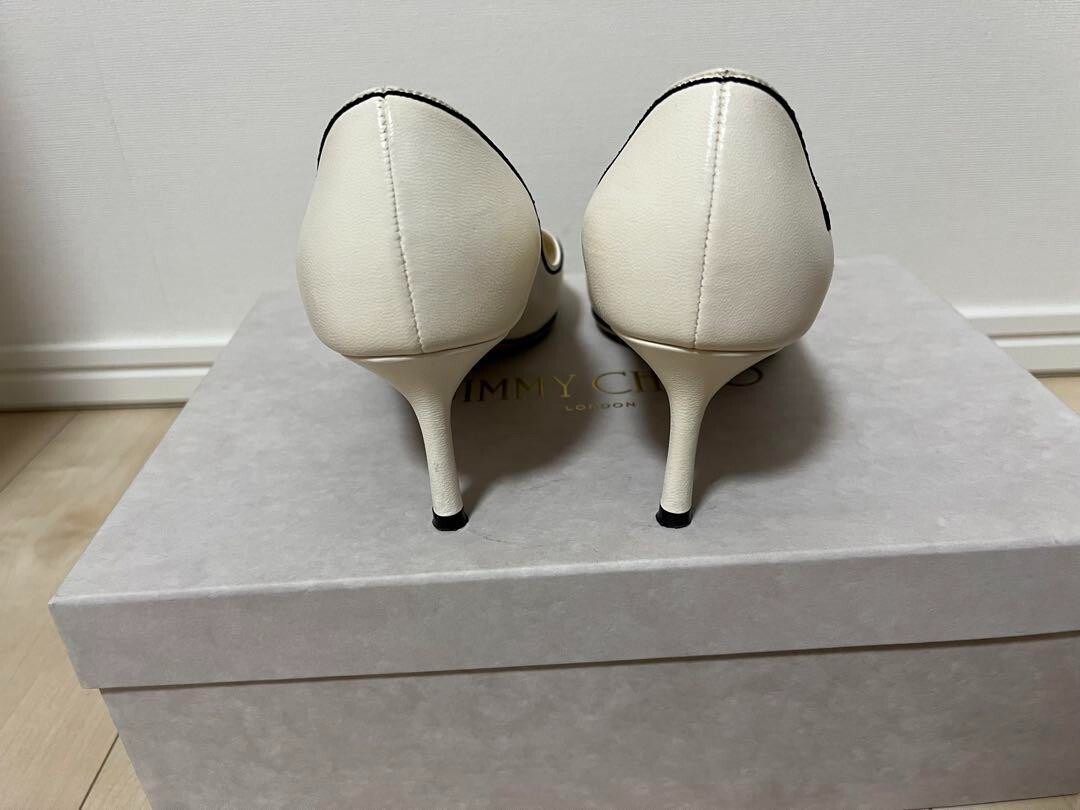 JIMMY CHOO Logo Design Pumps Mule Sandals Size36/US6 ROMY 60 JIMMY CHOO Logo Design Pumps Mule Sandals Size36/US6 ROMY 60