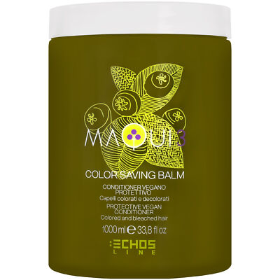 Echosline Maqui 3 Color Saving Balm 1000ml veganer Conditioner, coloriertes Haar