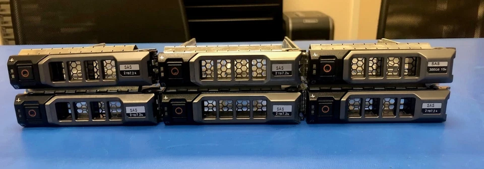 Lot of 6 - Dell 0F238F F238F Hard Drive Tray 3.5" SAS SATA R720 R720xd R730 - Image 2 of 3