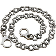 Stainless Steel Mens Biker KeyChain Punk Wallet Chain 4B006WC DIY Accessories