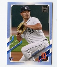 D639 BEAU BURROWS RC 2021 TOPPS BLUE FATHER'S DAY 14/50 #23 PISTONS RARE SP