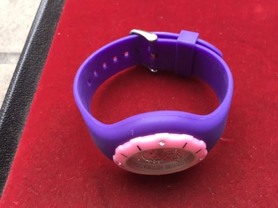 Montre Hello Kitty By Victoria Casal Couture - Cadran Argenté - Bracelet Caoutchouc - Neuf Sans Étiquette