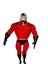 Disney Pixar "Mr. Incredible" Plush Toy 14  Superhero Action Figure Stuffed