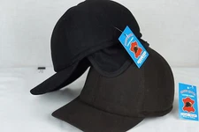 BROWN or BLACK Cashmere like BASEBALL TRUCKER TRAPPER EARFLAP CAP HAT M-4XL NWT