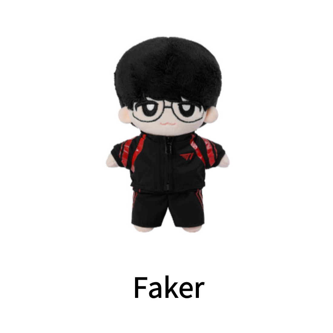 Faker T 1 League of Legends Plushe Doll + 1 Photo Card Set Korea