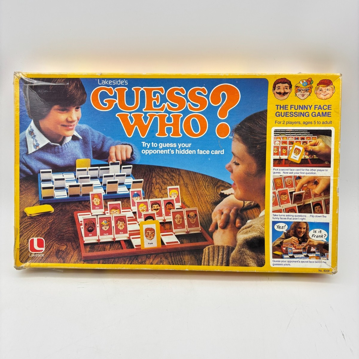 Board Game Vintage Guess Who Vintage Guess Who Board Game Milton