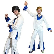 1970S 80S EUROVISION DISCO COSTUME DISCO FANCY DRESS MENS OUTFIT MAMA MIA
