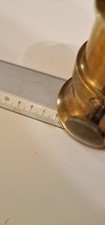 Vintage Messing M&ouml;rser mit St&ouml;&szlig;el, Pistill M&ouml;rser aus Messing