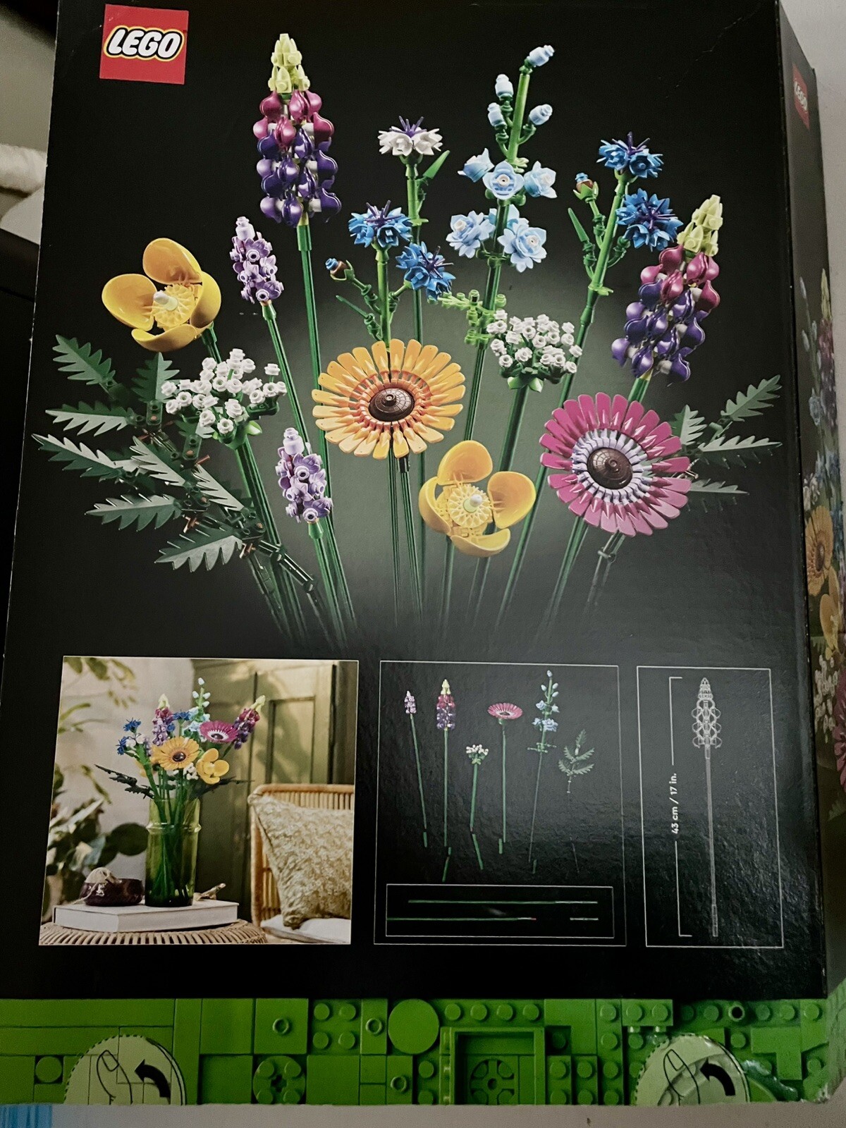 LEGO Icons Wildflower Bouquet Building Kit 10313 Floral Display