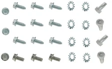 1969 1969 Radio Ground Strap & Engine Ground Screw Set "Assembly Line Correct"
